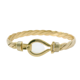 7” Pre-owned 9CT Plain Hook & Loop Bangle (22.31g)